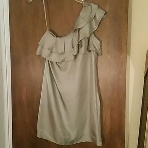 Banana Republic Tan Dress 6 petite